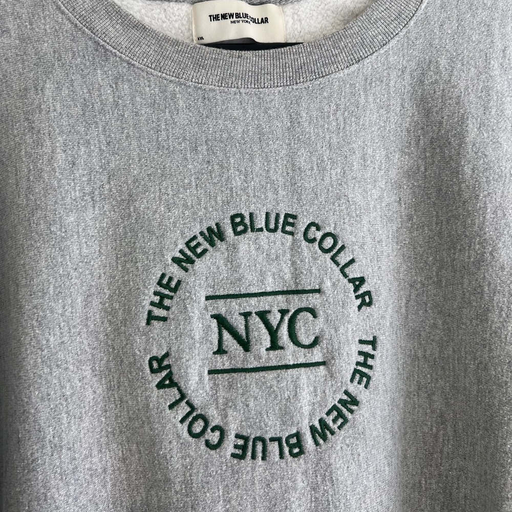 Authentic The new blue collar champion crewneck
